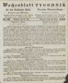 Wochenblatt für den Pleschener Kreis : Tygodnik Powiatu Pleszewskiego 1854.05.10 Nr19