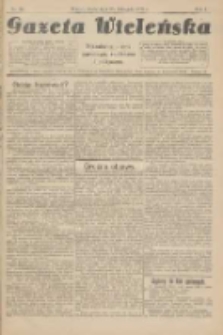 Gazeta Wieleńska: niezależne pismo narodowe, społeczne i polityczne 1925.11.25 R.1 Nr24