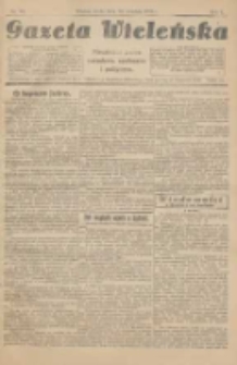Gazeta Wieleńska: niezależne pismo narodowe, społeczne i polityczne 1925.12.16 R.1 Nr33