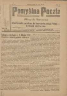 Pomyślna Poczta: (wstęp do wzmożenia): miesięcznik narodowy ku tworzeniu potęgi Polski i rękami pocztarzów 1920.05.26 R.3 L.10