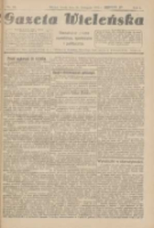Gazeta Wieleńska: niezależne pismo narodowe, społeczne i polityczne 1925.11.18 R.1 Nr21