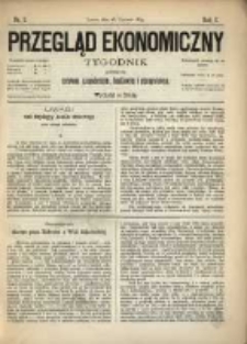 Przegląd Ekonomiczny: tygodnik poświęcony sprawom gospodarczym, handlowym i przemysłowym.1875.06.26.Nr.2