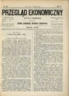 Przegląd Ekonomiczny: tygodnik poświęcony sprawom gospodarczym, handlowym i przemysłowym.1875.09.04.Nr.12