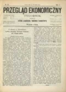 Przegląd Ekonomiczny: tygodnik poświęcony sprawom gospodarczym, handlowym i przemysłowym.1875.09.11.Nr.13