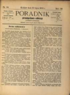 Poradnik Przemysłowo-Rolniczy Ilustrowany.1876.07.15.Nr.14