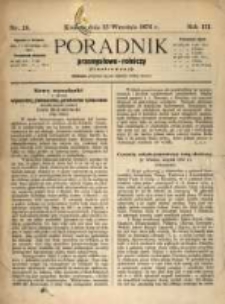 Poradnik Przemysłowo-Rolniczy Ilustrowany.1876.09.15.Nr.18