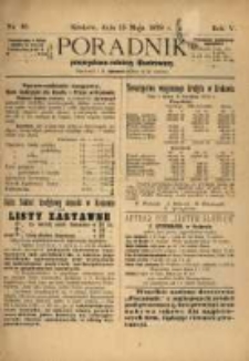 Poradnik Przemysłowo-Rolniczy Ilustrowany.1878.05.15.Nr.10