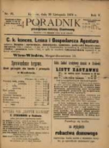 Poradnik Przemysłowo-Rolniczy Ilustrowany.1878.11.15.Nr.22