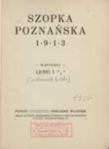 Szopka poznańska 1913
