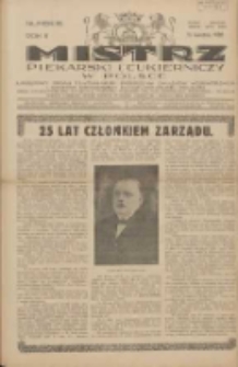 Mistrz Piekarski i Cukierniczy w Polsce: urzędowy organ Centralnego Zrzeszenia związków wojewódzkich i Cechów Piekarskich Rzeczypospolitej Polskiej oraz wojewódzkich Związków Cechów Piekarskich Wielkopolski, Pomorza i Śląska; Tygodnik poświęcony obronie interesów piekarstwa, cukiernictwa i wszelkich branż pokrewnych 1928.04.15 R.3 Nr16