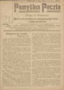 Pomyślna Poczta: (wstęp do wzmożenia) 1921.01.26 R.4 L.16