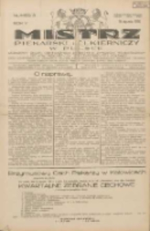 Mistrz Piekarski i Cukierniczy w Polsce: urzędowy organ Centralnego Zrzeszenia związków wojewódzkich i Cechów Piekarskich Rzeczypospolitej Polskiej oraz wojewódzkich Związków Cechów Piekarskich Wielkopolski, Pomorza i Śląska; Tygodnik poświęcony obronie interesów piekarstwa, cukiernictwa i wszelkich branż pokrewnych 1930.01.18 R.5 Nr3