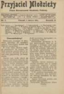 Przyjaciel Młodzieży: pismo poświęcone katolickiej młodzieży polskiej zatrudnionej w przemyśle, kupiectwie i rolnictwie 1921.03.01 R.12 Nr3