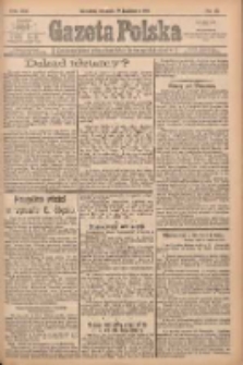 Gazeta Polska: codzienne pismo polsko-katolickie dla wszystkich stanów 1921.04.19 R.25 Nr83