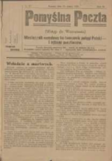 Pomyślna Poczta: (wstęp do wzmożenia) 1921.03.23 R.4 L.17