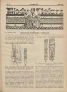 Młody Stolarz: bezpłatny dodatek do "Przeglądu Stolarskiego" 1932.02.16 R.3 Nr4
