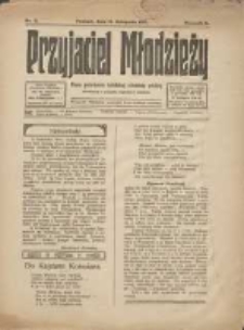 Przyjaciel Młodzieży: pismo poświęcone katolickiej młodzieży polskiej zatrudnionej w przemyśle, kupiectwie i rolnictwie 1915.11.15 R.6 Nr11