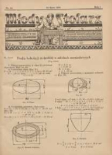 Młody Stolarz: bezpłatny dodatek do "Przeglądu Stolarskiego" 1930.07.16 R.1 Nr14