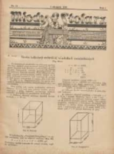 Młody Stolarz: bezpłatny dodatek do "Przeglądu Stolarskiego" 1930.08.01 R.1 Nr15