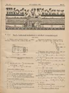 Młody Stolarz: bezpłatny dodatek do "Przeglądu Stolarskiego" 1930.09.16 R.1 Nr18