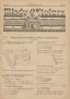 Młody Stolarz: bezpłatny dodatek do "Przeglądu Stolarskiego" 1930.10.01 R.1 Nr19