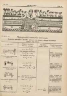 Młody Stolarz: bezpłatny dodatek do "Przeglądu Stolarskiego" 1931.05.16 R.2 Nr10