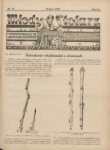 Młody Stolarz: bezpłatny dodatek do "Przeglądu Stolarskiego" 1932.07.16 R.3 Nr14