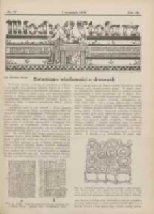 Młody Stolarz: bezpłatny dodatek do "Przeglądu Stolarskiego" 1932.09.01 R.3 Nr17