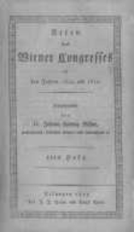 Acten des Wiener Congresses in den Jahren 1814 und 1815. H.5