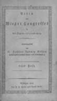 Acten des Wiener Congresses in den Jahren 1814 und 1815. H.6