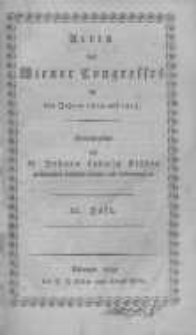 Acten des Wiener Congresses in den Jahren 1814 und 1815. H.12