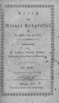 Acten des Wiener Congresses in den Jahren 1814 und 1815. H.21