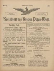 Kreisblatt des Kreises Posen-West 1916. 09.07Jg.28 Nr46