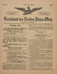 Kreisblatt des Kreises Posen-West 1917.01.18 Jg.29 Nr4