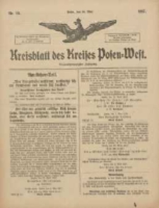 Kreisblatt des Kreises Posen-West 1917.05.10 Jg.29 Nr25