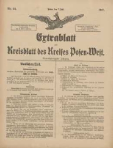 Extrablatt zum Kreisblatt des Kreises Posen-West 1917.07.07 Jg.29 Nr44