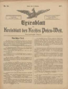 Extrablatt zum Kreisblatt des Kreises Posen-West 1917.10.06 Jg.29 Nr68