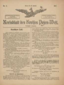 Kreisblatt des Kreises Posen-West 1918.01.23 Jg.30 Nr6