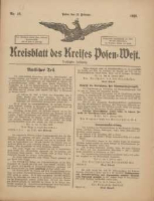 Kreisblatt des Kreises Posen-West 1918.02.13 Jg.30 Nr12
