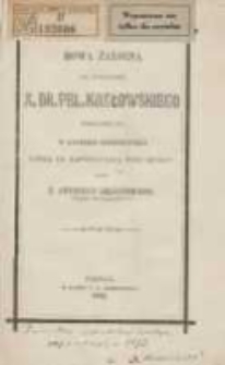 Mowa żałobna na pogrzebie x. dr. Fel. Kozłowskiego powiedziana w katedrze gnieźnieńskiej dnia 18 listopada 1872 roku