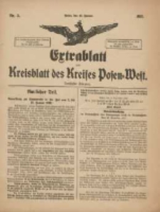 Extrablatt zum Kreisblatt des Kreises Posen-West 1918.01.12 Jg.30 Nr3