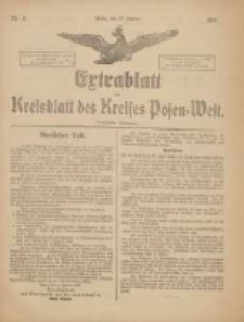 Extrablatt zum Kreisblatt des Kreises Posen-West 1918.01.19 Jg.30 Nr5