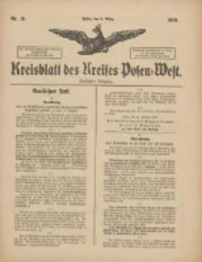 Kreisblatt des Kreises Posen-West 1918.03.06 Jg.30 Nr18