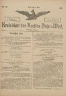 Kreisblatt des Kreises Posen-West 1918.06.19 Jg.30 Nr46