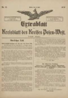 Extrablatt zum Kreisblatt des Kreises Posen-West 1918.07.06 Jg.30 Nr51