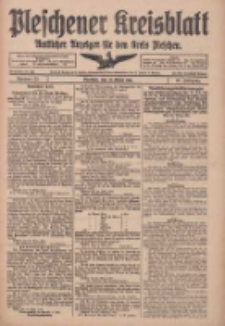 Pleschener Kreisblatt: Amtliches Anzeiger für den Kreis Pleschen 1918.03.27 Jg.66 Nr25