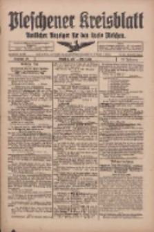 Pleschener Kreisblatt: Amtliches Anzeiger für den Kreis Pleschen 1918.03.16 Jg.66 Nr22