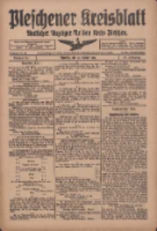 Pleschener Kreisblatt: Amtliches Anzeiger f&uuml;r den Kreis Pleschen 1918.10.16 Jg.66 Nr83