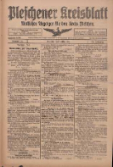 Pleschener Kreisblatt: Amtliches Anzeiger für den Kreis Pleschen 1918.05.08 Jg.66 Nr37