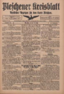 Pleschener Kreisblatt: Amtliches Anzeiger für den Kreis Pleschen 1918.05.11 Jg.66 Nr38